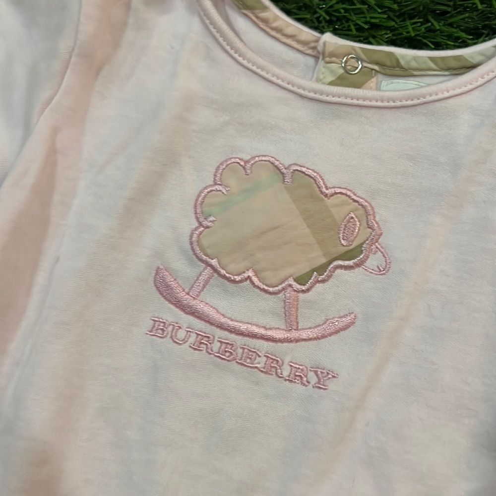 Authentic Burberry Baby One Piece footed pajamas